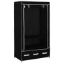 Kleiderschrank aus schwarzem Stoff, 87 x 49 x 159 cm von vidaXL, Kleiderschränke - Ref: Foro24-282457, Preis: 50,93 €, Rabatt: %