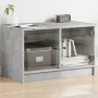 TV stand with gray concrete glass doors 68x37x42 cm by , TV Furniture - Ref: Foro24-836360, Price: 56,76 €, Discount: %