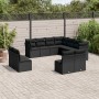 Set mit 11 Stück Gartensofas und Kissen synthetisches Rattan schwarz von , Gartensets - Ref: Foro24-3217815, Preis: 637,72 €,...