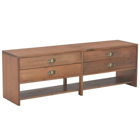 TV cabinet with 4 drawers solid acacia wood 120x30x40 cm by vidaXL, TV Furniture - Ref: Foro24-247621, Price: 124,74 €, Disco...