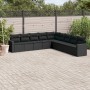 8-piece garden sofa set with black synthetic rattan cushions by , Modular outdoor sofas - Ref: Foro24-3251422, Price: 580,45 ...