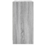 Armario auxiliar puertas de vidrio gris Sonoma 68x37x75,5 cm de , Aparadores - Ref: Foro24-836383, Precio: 97,99 €, Descuento: %