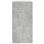 Armario auxiliar puertas de vidrio gris hormigón 68x37x75,5 cm de , Aparadores - Ref: Foro24-836381, Precio: 82,69 €, Descuen...