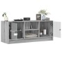 TV-Möbel mit grauen Sonoma-Glastüren 102x37x42 cm von , TV-Möbel - Ref: Foro24-836376, Preis: 80,21 €, Rabatt: %