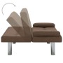 Sofa bed with two brown polyester pillows by vidaXL, Sofas - Ref: Foro24-282186, Price: 197,18 €, Discount: %