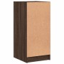 Armario auxiliar puertas de vidrio marrón roble 35x37x75,5 cm de , Aparadores - Ref: Foro24-836405, Precio: 49,99 €, Descuent...