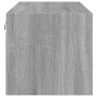 Wall-mounted furniture with gray Sonoma glass doors 102x37x35 cm by , Lockers and storage cabinets - Ref: Foro24-836516, Pric...