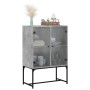 Auxiliary cabinet with gray concrete glass doors 69x37x100 cm by , Sideboards - Ref: Foro24-836549, Price: 69,96 €, Discount: %