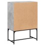 Auxiliary cabinet with gray concrete glass doors 69x37x100 cm by , Sideboards - Ref: Foro24-836549, Price: 69,96 €, Discount: %