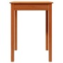 Mesa de comedor madera maciza de pino marrón cera 55x55x75 cm de , Mesas de cocina y de comedor - Ref: Foro24-844468, Precio:...