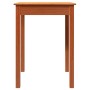 Mesa de comedor madera maciza de pino marrón cera 55x55x75 cm de , Mesas de cocina y de comedor - Ref: Foro24-844468, Precio:...