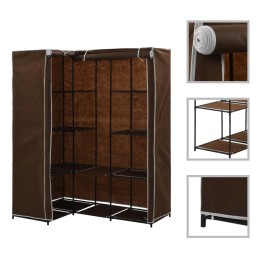 Brauner Eckschrank 130x87x169 cm von vidaXL, Kleiderschränke - Ref: Foro24-282450, Preis: 48,39 €, Rabatt: %