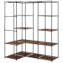 Brown corner cabinet 130x87x169 cm by vidaXL, Wardrobes - Ref: Foro24-282450, Price: 56,24 €, Discount: %