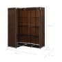 Brauner Eckschrank 130x87x169 cm von vidaXL, Kleiderschränke - Ref: Foro24-282450, Preis: 48,99 €, Rabatt: %