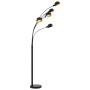 Schwarz-goldene Stehleuchte 5 x E14 200 cm von vidaXL, Lampen - Ref: Foro24-282418, Preis: 100,03 €, Rabatt: %