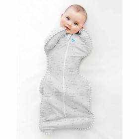 Love to Dream Baby Footmuff Swaddle Up Lite Stage 1 Text Gray M by Love to Dream, Baby bags and blankets - Ref: Foro24-440771...