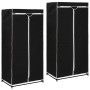 Armarios 2 unidades negro 75x50x160 cm de vidaXL, Armarios roperos - Ref: Foro24-282441, Precio: 46,43 €, Descuento: %