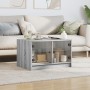 Center table with Sonoma gray glass doors 68x50x42 cm by , Coffee table - Ref: Foro24-836369, Price: 76,31 €, Discount: %