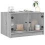 Center table with Sonoma gray glass doors 68x50x42 cm by , Coffee table - Ref: Foro24-836369, Price: 76,31 €, Discount: %