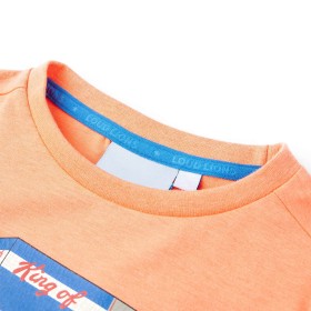 Camiseta de manga corta infantil naranja neón 104 de , Camisetas para niños - Ref: Foro24-11850, Precio: 8,99 €, Descuento: %