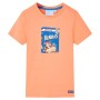 Camiseta de manga corta infantil naranja neón 128 de , Camisetas para niños - Ref: Foro24-11852, Precio: 8,99 €, Descuento: %