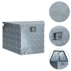 Aluminum box 737/381x410x460 mm silver by vidaXL, Toolboxes - Ref: Foro24-144844, Price: 235,99 €, Discount: %