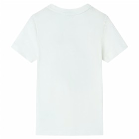 Children's short-sleeved t-shirt in ecru color 140 by , Kids T-shirts - Ref: Foro24-11813, Price: 9,99 €, Discount: %