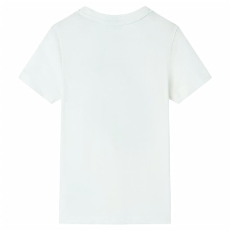 Children's short-sleeved t-shirt in ecru color 140 by , Kids T-shirts - Ref: Foro24-11813, Price: 9,27 €, Discount: %