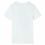 Children's short-sleeved t-shirt in ecru color 140 by , Kids T-shirts - Ref: Foro24-11813, Price: 9,27 €, Discount: %