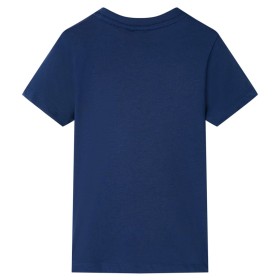 Dark blue short-sleeved children's t-shirt 128 by , Kids T-shirts - Ref: Foro24-11942, Price: 9,99 €, Discount: %