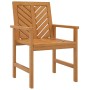 Garden dining chairs 4 pcs solid acacia wood by , Garden chairs - Ref: Foro24-3155975, Price: 308,99 €, Discount: %