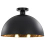 Ceiling lamps 2 pcs black and gold hemispherical E27 by vidaXL, Lamps - Ref: Foro24-50873, Price: 80,92 €, Discount: %