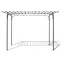 Garden Rose Arch Steel Gazebo Garden Decoration by , Pergolas, arches and garden trellises - Ref: Foro24-40791, Price: 199,44...