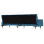 Sofá cama con cojines terciopelo azul de , Sofás - Ref: Foro24-351856, Precio: 293,99 €, Descuento: %