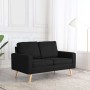 2 seater black fabric sofa by , Sofas - Ref: Foro24-288712, Price: 235,31 €, Discount: %