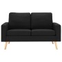 2 seater black fabric sofa by , Sofas - Ref: Foro24-288712, Price: 235,31 €, Discount: %