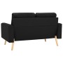 2-Sitzer-Sofa aus schwarzem Stoff von , Sofas - Ref: Foro24-288712, Preis: 235,31 €, Rabatt: %