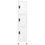 White steel locker 38x45x180 cm by , Lockers and storage cabinets - Ref: Foro24-339780, Price: 178,70 €, Discount: %