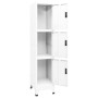 White steel locker 38x45x180 cm by , Lockers and storage cabinets - Ref: Foro24-339780, Price: 178,70 €, Discount: %