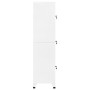 White steel locker 38x45x180 cm by , Lockers and storage cabinets - Ref: Foro24-339780, Price: 178,70 €, Discount: %