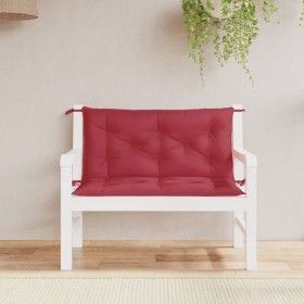 Garden bench cushions 2 pcs red red 100x50x7 cm by , Cushions for chairs and sofas - Ref: Foro24-315001, Price: 44,99 €, Disc...