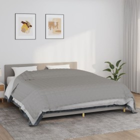 Manta con peso tela gris 220x260 cm 15 kg de , Mantas - Ref: Foro24-350731, Precio: 98,99 €, Descuento: %