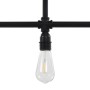 Black ceiling lamp 3 E27 bulbs by vidaXL, Lamps - Ref: Foro24-281628, Price: 43,63 €, Discount: %