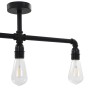 Black ceiling lamp 3 E27 bulbs by vidaXL, Lamps - Ref: Foro24-281628, Price: 43,63 €, Discount: %