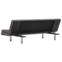 Sofá cama con dos almohadas de poliéster color gris topo de vidaXL, Sofás - Ref: Foro24-282192, Precio: 172,99 €, Descuento: %