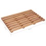 Bath mats 2 pcs solid acacia wood 56x37 cm by , Rugs and bath mats - Ref: Foro24-46574, Price: 41,33 €, Discount: %