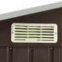 Garden shed with brown iron shelving 205x130x183 cm by , Sheds - Ref: Foro24-47105, Price: 254,54 €, Discount: %