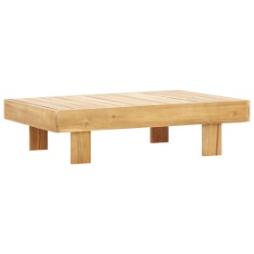 Mesa de centro de madera maciza de acacia 100x60x25 cm de , Sofás modulares de exterior - Ref: Foro24-47274, Precio: 112,99 €...