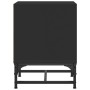 Bedside tables with glass doors 2 units black 35x37x50 cm by , Nightstands - Ref: Foro24-836521, Price: 61,84 €, Discount: %