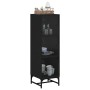 Sideboard with black glass doors 35x37x120 cm by , Sideboards - Ref: Foro24-836561, Price: 75,63 €, Discount: %